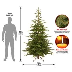 National Tree Company 'Feel Real' Artificial Christmas Tree - Norwegian Spruce Tree - 7.5 Ft -National Tree Company Sale Shop 51ujMIguHmL