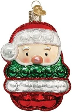 Old World Christmas Ornaments: Assortment Of Santas Glass Blown Ornaments For Christmas Tree, Winking Santa -National Tree Company Sale Shop 51v4d94Q4aL. AC
