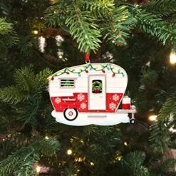 UniqXmas Personalized RV Christmas Ornament 2023 - Free Customization | Pop Up Christmas Camper, Travel Trailer, Motorhome Winter Vacation For Xmas Tree | First-Time RVer Keepsake - Custom Name & Year -National Tree Company Sale Shop 51vGjJjvYoL