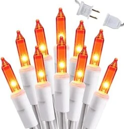 Brizled Clear Christmas Lights, 300 Count 69.6ft Incandescent White Lights String, Connectable 120V UL Certified Indoor/Outdoor White Light On White Wire For Room, Birthday, Wedding, Party, Warm White -National Tree Company Sale Shop 51vKtt7XG8L. AC