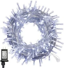 Twinkle Star LED String Lights, Plug In String Lights 8 Modes Waterproof For Indoor Outdoor Christmas Tree Wedding Party Bedroom (***Warm White, 66 Ft) -National Tree Company Sale Shop 51vV9ulApL. AC