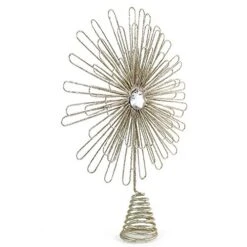 Ornativity Flower Sunburst Tree Topper - Christmas Glitter Holiday Starburst Decoration 11 Ornativity Flower Sunburst Tree Topper - Christmas Glitter Holiday Starburst Decoration -National Tree Company Sale Shop 51w0XDOJ2NL