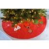 WeRChristmas Reindeer Christmas Tree Skirt Decoration, 120 Cm -Red -National Tree Company Sale Shop 51weQ8QxL4L