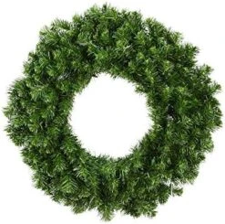 Vickerman 20" Douglas Fir Artificial Christmas Wreath, Unlit - Faux Fir Christmas Wreath - Seasonal Indoor Home Decor -National Tree Company Sale Shop 51x1eRS okL. AC 2