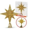 8 Inch Bethlehem Glitter Gold Star Christmas Tree Topper | Christmas Tree Toppers | Christmas Star Tree Topper | Rustic Tree Toppers Christmas Decorations | Christmas Tree Topper Star For 3-6 Ft Trees -National Tree Company Sale Shop 51xGC0GmcfL