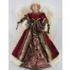 Santa's Workshop 16" Burgundy And Cream Tree Topper Angel -National Tree Company Sale Shop 51xHmhfegZL