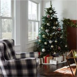 Rocky Mountain Goods Metal Christmas Tree Stand For Live Trees Up To 8 Feet - Stable Metal Base Holds 1.125 Gallons Of Water For Fresh Real Tree - Easy Assembly No Tools Needed -National Tree Company Sale Shop 51xedNRME6L