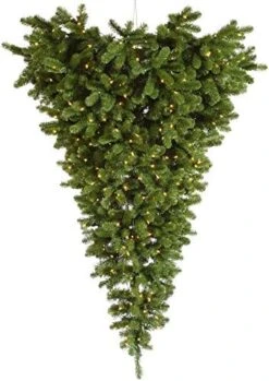 Vickerman 6' American Upside Down Artificial Christmas Tree, Unlit - Faux Upside Down Christmas Tree - Seasonal Indoor Home Decor -National Tree Company Sale Shop 51xnCT8n34L. AC