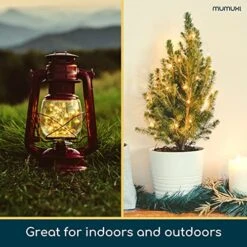 MUMUXI LED Fairy Lights Battery Operated String Lights [20 Pack], 3.3ft 20 Mini Fairy Lights Battery Powered Party Wedding Centerpiece Decorations Crafts Mason Jar Lights Firefly Lights, Warm White -National Tree Company Sale Shop 51xzb2Y8LnL