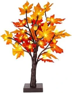 Twinkle Star Lighted Maple Tree, 6 Feet 120 LED Artificial Tree With Lights For Thanksgiving Harvest Fall Festival Home Party Decoration -National Tree Company Sale Shop 51y8eeePDhL. AC