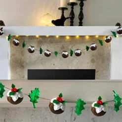 Christmas Felt Ball Garland, Pom Pom Garland, Stars And Candy Cane Garland, Hand-Made From Natural Wool, Cute Hanging Decor For Christmas Tree, Kids Bedroom, Living Room, Nursery - 9 Feet Long 16 Christmas Felt Ball Garland, Pom Pom Garland, Stars And Candy Cane Garland, Hand-Made From Natural Wool, Cute Hanging Decor For Christmas Tree, Kids Bedroom, Living Room, Nursery - 9 Feet Long -National Tree Company Sale Shop 51yDj20qlzL. AC