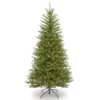 National Tree Company Artificial Slim Christmas Tree, Green, Dunhill Fir, Includes Stand, 6.5 Feet