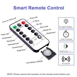 Blingstar Fairy Lights 2 Pack String Lights 33ft 100 LED USB And Battery Operated Christmas Lights Remote Control Timer 8 Modes Firefly Lights Cool White Fairy String Lights For Bedroom Wedding Decor -National Tree Company Sale Shop 51yUxkkJRfL