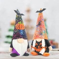2 Pack Christmas Decorations Christmas Gnomes Decorations For Home - Fall Gnomes Tiered Tray Decor Christmas Table Ornaments, Pumpkin Witch Gnomes Christmas Decor -National Tree Company Sale Shop 51z1lhgXwbL