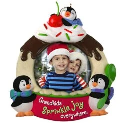 Hallmark Keepsake Christmas Ornament 2020, Life's Sweeter With Grandkids Photo Frame (1599QGO1714)