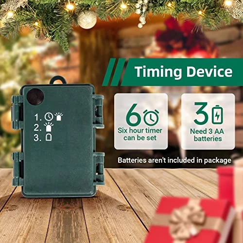 JOYDECOR 2PCS 2FT Artificial Snow Flocked Pre-lit Christmas Tree With Lights Pine Cones Berries And Cloth Bag Base For Indoor Porch Table, Xmas Holiday Decoration, White 5 JOYDECOR 2PCS 2FT Artificial Snow Flocked Pre-lit Christmas Tree With Lights Pine Cones Berries And Cloth Bag Base For Indoor Porch Table, Xmas Holiday Decoration, White - Image 3