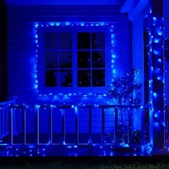 Christmas String Lights - 98FT 300 LED Twinkle Fairy Lights String With 8 Light Modes For Christmas Trees Garland Wreath Wedding Indoor Outdoor Holiday Decorations - Blue 12 Christmas String Lights - 98FT 300 LED Twinkle Fairy Lights String With 8 Light Modes For Christmas Trees Garland Wreath Wedding Indoor Outdoor Holiday Decorations - Blue -National Tree Company Sale Shop 51zibEqnpQL