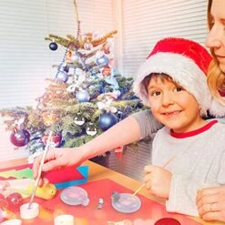 Auihiay 10 Pack Christmas Clear Plastic Ornament Discs, 3.15 Inch Fillable Ornament Balls For DIY Craft Projects, Wedding, Birthday, Valentine's Day Party, Home Decorations (80 Mm) -National Tree Company Sale Shop 51zy1v4SmQL