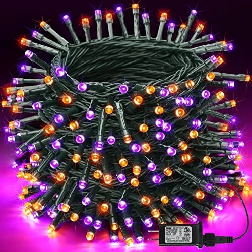 Joomer Purple Halloween Lights 100FT 300 LED Connectable Halloween String Lights With 8 Modes Timer Waterproof Plug-in Purple String Lights For Indoor Outdoor Halloween Decorations 9 Joomer Purple Halloween Lights 100FT 300 LED Connectable Halloween String Lights With 8 Modes Timer Waterproof Plug-in Purple String Lights For Indoor Outdoor Halloween Decorations - Image 7