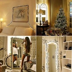 Quntis 400 LED 13FT Mini Globe String Lights Plug In, Christmas Cluster String Lights For Bedroom Wedding Valentine Party Indoor Outdoor Xmas Tree Decoration (8 Twinkle Mode, Connectable, Waterproof) -National Tree Company Sale Shop 612YOEv4wJL