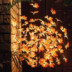 Twinkle Star Lighted Maple Tree, 6 Feet 120 LED Artificial Tree With Lights For Thanksgiving Harvest Fall Festival Home Party Decoration -National Tree Company Sale Shop 614T8RGheRL