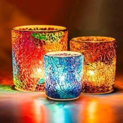 Rancco Tealight Candle Holders For Christmas, 3 Color Indoor Xmas Decor Tea Light Candle Jar For Centerpieces & Party Decoration, Votive Candle Holders W/Elk, Christmas Tree, Stars Designs,3.3x2.6in 16 Rancco Tealight Candle Holders For Christmas, 3 Color Indoor Xmas Decor Tea Light Candle Jar For Centerpieces & Party Decoration, Votive Candle Holders W/Elk, Christmas Tree, Stars Designs,3.3x2.6in -National Tree Company Sale Shop 615mFkgWZRL. AC