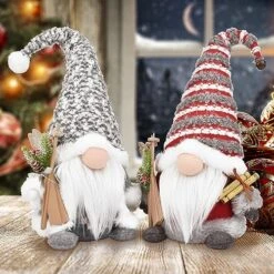 EKARSEN Handcraft Plush Gnome For Decoration, Cute Scandinavian Tomte Dwarf, Sweet Gift For Children, Friends And Christmas -National Tree Company Sale Shop 616sBeRneFL