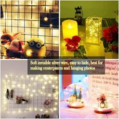 SmilingTown Starry Fairy String Lights 36 Pack 20 LED/Strand 7.2ft Firefly Copper Wire Lights Battery Powered Lights For Wedding Party Table Centerpiece Halloween Christmas Decorations (Warm White) -National Tree Company Sale Shop 619QaO8wapL