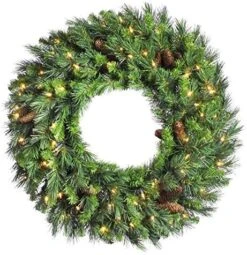Vickerman Cheyenne Pine Wreath-Unlit, 42-Inch, Green -National Tree Company Sale Shop 61A3 Tm1dsL. AC 3