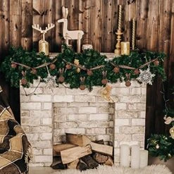 6 Yards Christmas Rusty Sleigh Bell Garland Primitive Metal Rusty Jingle Bells And Gingham Ribbon Hanging Garland For Farmhouse Vintage Rustic Christmas Tree Mantel Banister Winter Holiday Decoration -National Tree Company Sale Shop 61ALMWCa6RL