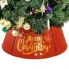 Putuo Decor Metal Christmas Tree Collar, 21 Inches Diameter Red Shiny Christmas Themed Tree Stand Cover, Xmas Holiday Decoration For Xmas Tree -National Tree Company Sale Shop 61CThrc7DoL