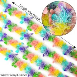 CCINEE 33FT Easter Tinsel Garland, Colorful Tinsel Twist With Confetti Spring Hanging Tinsel Ornament Decoration For Holiday Door Tree Mantel Window Outdoor Party Supplies -National Tree Company Sale Shop 61DGHeIIQeL