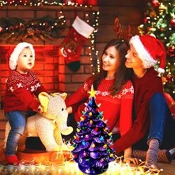 Large Replacement Light Bulbs For Big Ceramic Christmas Trees,（77 PC &3 Treetop Stars） Multicolor Pineapple Tree Pegs Accessories For Decorating 16 To 30in Ceramic Christmas Tree, Etc. -National Tree Company Sale Shop 61GC46vX46L