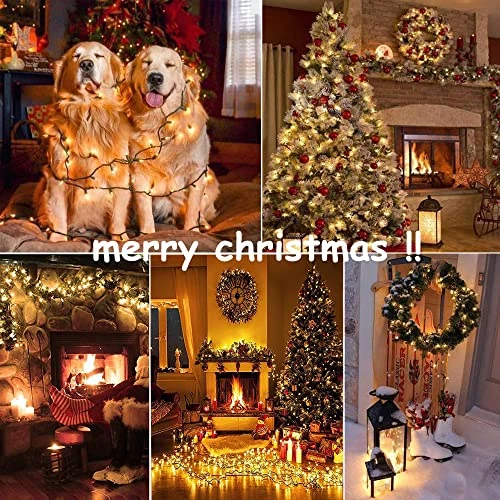 Hopolon Clear Christmas Lights Set 2PACK 50Count 13Feet Incandescent Bulb Mini String Lights For Indoor Christmas Tree Garland Birthday Wedding Festival Decor, Warm White 7 Hopolon Clear Christmas Lights Set 2PACK 50Count 13Feet Incandescent Bulb Mini String Lights For Indoor Christmas Tree Garland Birthday Wedding Festival Decor, Warm White - Image 5