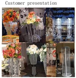 WAZHRMGHG 99FT Clear Acrylic Crystal Garland Strands, Hanging Chandelier Bead Chain,Hanging Ornament String Decorations For Manzanita Centerpiece,Christmas Tree,Wedding, Party,Celebration (99FT(30M)) -National Tree Company Sale Shop 61IBttqpcZL