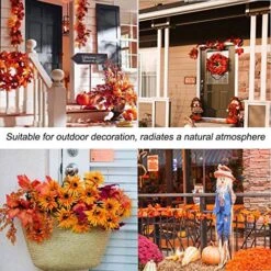 Ainkedin Thanksgiving Decorations, Lighted Fall Garland, Maple Leaf String Lights 30LED 9.8ft, Autumn Garland, For Thanksgiving Decor Halloween Decorations Indoor Fall Porch Decor -National Tree Company Sale Shop 61ImKc4Rq5L