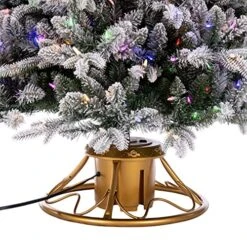 Vickerman 360 Degree Rotating Tree Stand For Artificial Christmas Trees Up To Maximum 120 Lbs, Gold -National Tree Company Sale Shop 61KNBhM5qhL
