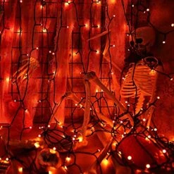 Toodour Halloween Orange Lights, 131ft 350 LED Plug In Halloween String Lights With 8 Modes And Timer, Connectable Outdoor Halloween Lights For Home, Party, Halloween Decor -National Tree Company Sale Shop 61P4ciQpZwL