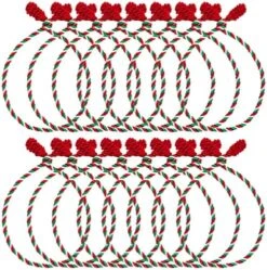 Fengek 16 Pcs Christmas Garland Ties, Multicolor Flexible Twist Ties For Christmas Garlands, Gift Wrapping, Home Decoration, Multicolor -National Tree Company Sale Shop 61W9bY6vEOL. AC