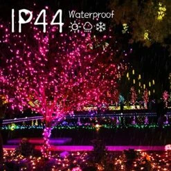 Pink Mini Christmas Lights - 39 Feet 100 LED Fairy String Lights With 8 Lighting Modes Waterproof Connectable For Indoor Outdoor Xmas Tree Garland Wreath Holiday Valentine's Day Decoration -National Tree Company Sale Shop 61Y2ij16YrL