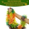 Chuangdi 66 Feet 2 Pieces Easter Tinsel Garlands Metallic Twist Garlands Colorful Tinsel Twist Fringe Garland Hanging Tinsel Garland Ornaments For Easter Decoration Birthday Wedding Party Supply