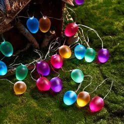 Easter Lights Egg Decorative Fairy String Lights 30 LEDs 10 Ft Battery Operated For Home Bedroom Birthday Classroom Wall Decor -National Tree Company Sale Shop 61ZtTkTgjAL