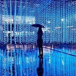 LIIDA 300 Curtain Lights Window Twinkle Lights 9.8 X 9.8ft Icicle String Lights With 8 Modes For Holiday Party Background Wall Wedding Decorations (Warm White) -National Tree Company Sale Shop 61aVtzPjJjL. AC