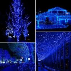 Christmas String Lights - 98FT 300 LED Twinkle Fairy Lights String With 8 Light Modes For Christmas Trees Garland Wreath Wedding Indoor Outdoor Holiday Decorations - Blue 13 Christmas String Lights - 98FT 300 LED Twinkle Fairy Lights String With 8 Light Modes For Christmas Trees Garland Wreath Wedding Indoor Outdoor Holiday Decorations - Blue -National Tree Company Sale Shop 61cRwUfh0KL