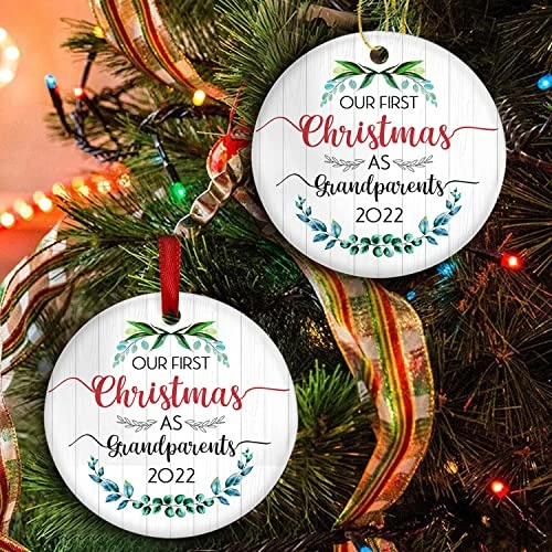 Christmas Tree Decorations Ornaments, Grandma, Nana Gifts For New Grandma, Gifts For First Time Grandma, Grandparent, Pregnancy Announcements Ornaments, Grandparents Ceramic Ornaments 8 Christmas Tree Decorations Ornaments, Grandma, Nana Gifts For New Grandma, Gifts For First Time Grandma, Grandparent, Pregnancy Announcements Ornaments, Grandparents Ceramic Ornaments - Image 6