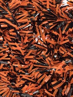 Anderson's Metallic Tinsel Twist Garland, Black And Orange - 4 Inches Wide X 25 Ft Long, Parade Float Decorations For Trailer, Metallic Tinsel Garland, Halloween Garland Décor For Parties And Parades -National Tree Company Sale Shop 61cooB5ODmL