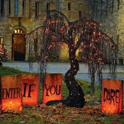 YULETIME Orange String Lights With Black Wire, 66 Feet 200 Count UL Certified Christmas Light, Pack Of 2 Sets 33 Ft 100 Amber Mini Light Set For Halloween Thanksgiving Holidays (Orange) -National Tree Company Sale Shop 61fpfMAw8pS