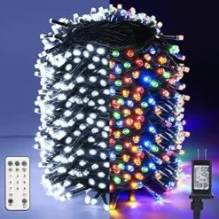LED Christmas Lights Indoor Outdoor, 76 Feet 200 LED 8 Modes Fairy String Lights With Timer, Connectable, Christmas Twinkle Lights For Garden, Yard, Party, Holiday, Xmas Tree Decorations (White) -National Tree Company Sale Shop 61gzEks8naL. AC