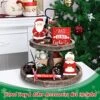 Mr. & Mrs. Claus Wooden Christmas Tiered Tray Decorations Red And White Santa Claus Cookie Cafe Kitchen Farmhouse Decor Signs Buffalo Plaid Wood Bead Garland Rolling Pin Set Of 5 Xmas Gift Ideas -National Tree Company Sale Shop 61hm4Yn5xHL