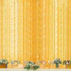 Twinkle Star 300 LED Window Curtain String Light Wedding Party Home Garden Bedroom Outdoor Indoor Wall Decorations, Warm White -National Tree Company Sale Shop 61oqEj44fPL. AC